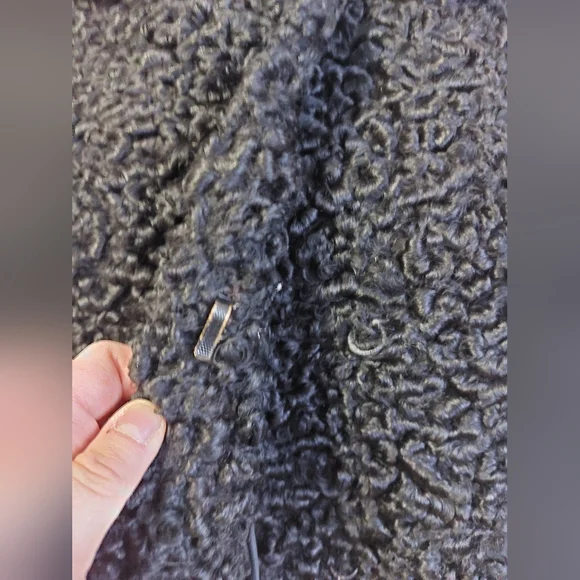 SOLD - Vintage Black Persian Fur Midi Coat - Medium - Excellent condition - Picture 7 of 10